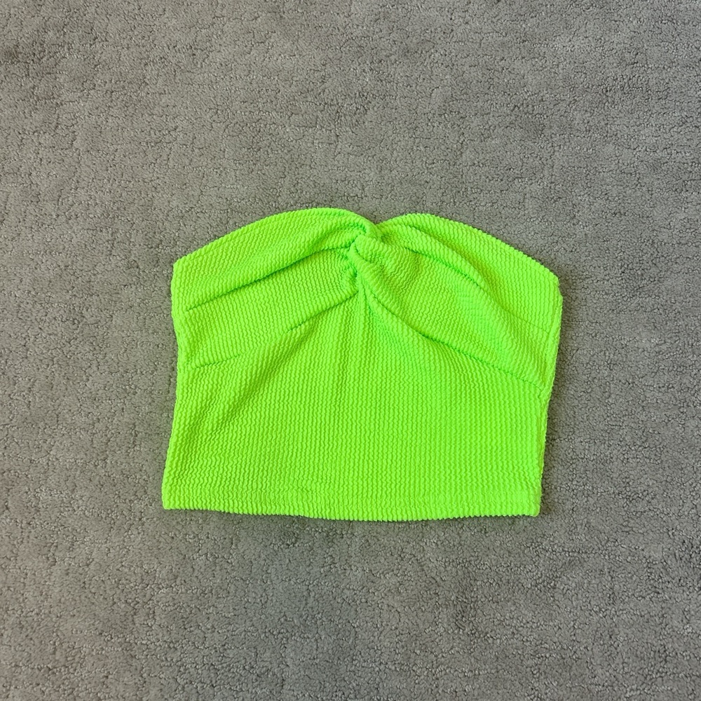 Neon Green Crop Top
